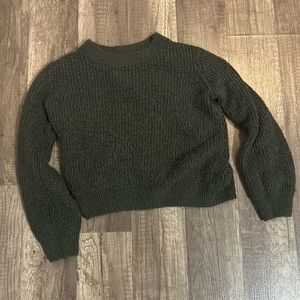Dark green sweater